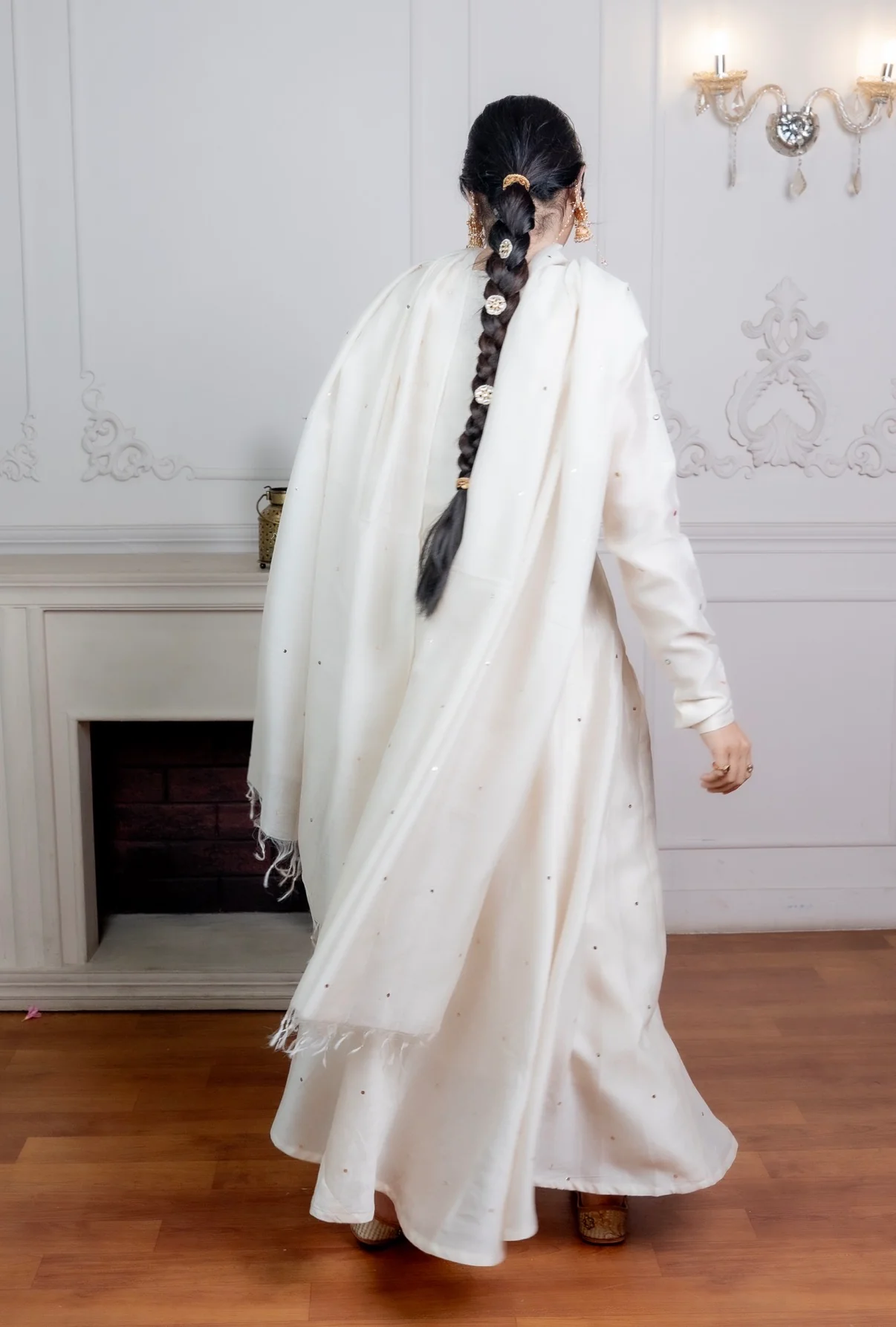 Chandani chanderi Silk Set - Image 3