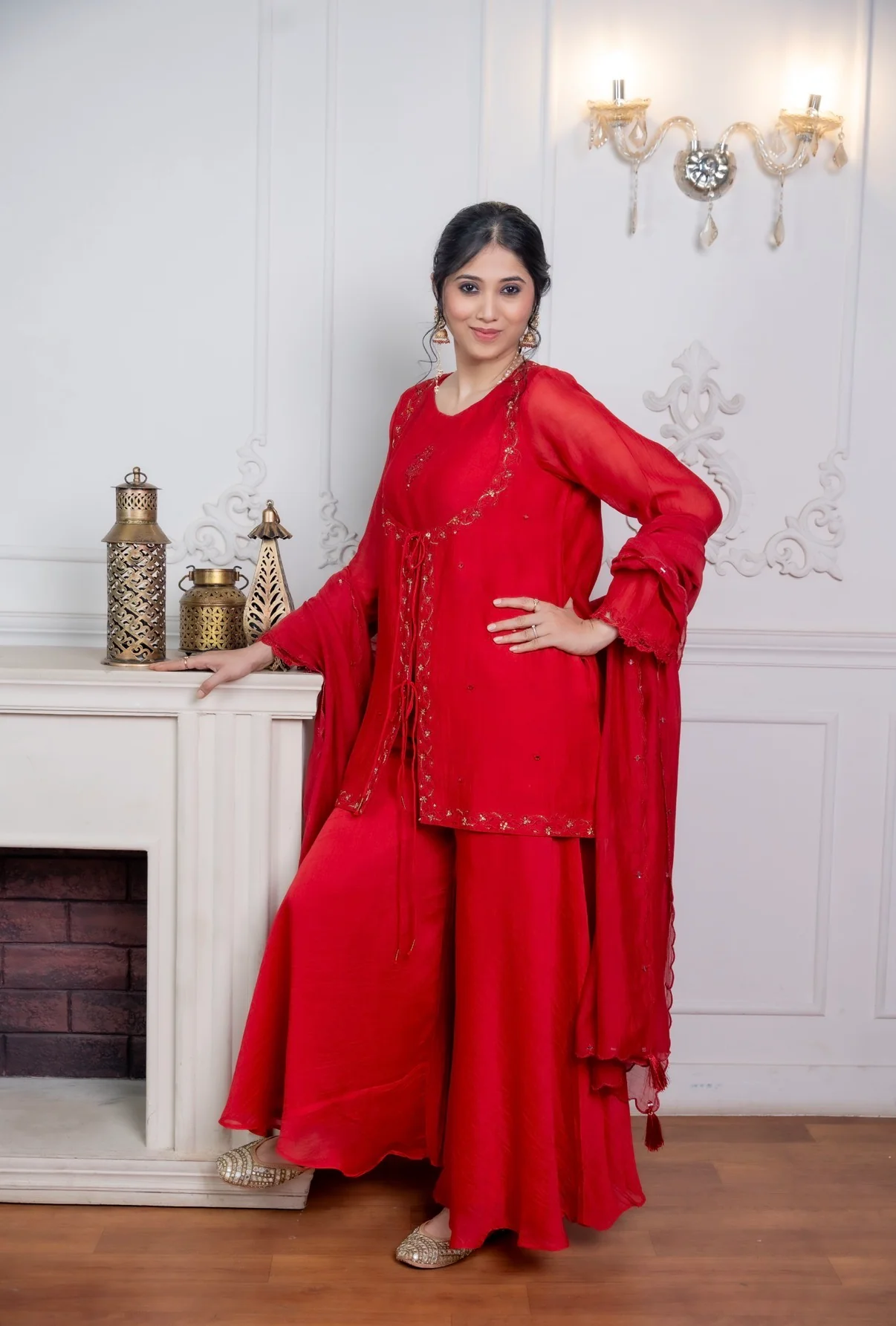 Gulbahar Chanderi Silk Set - Image 3
