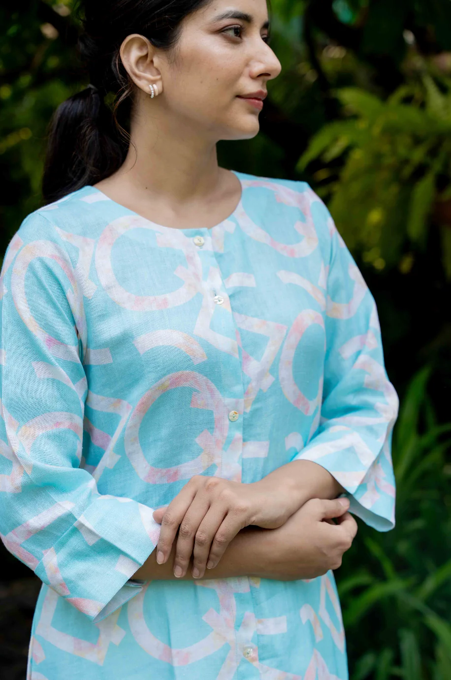 ICE-BLUE LINEN PAIR - Image 3