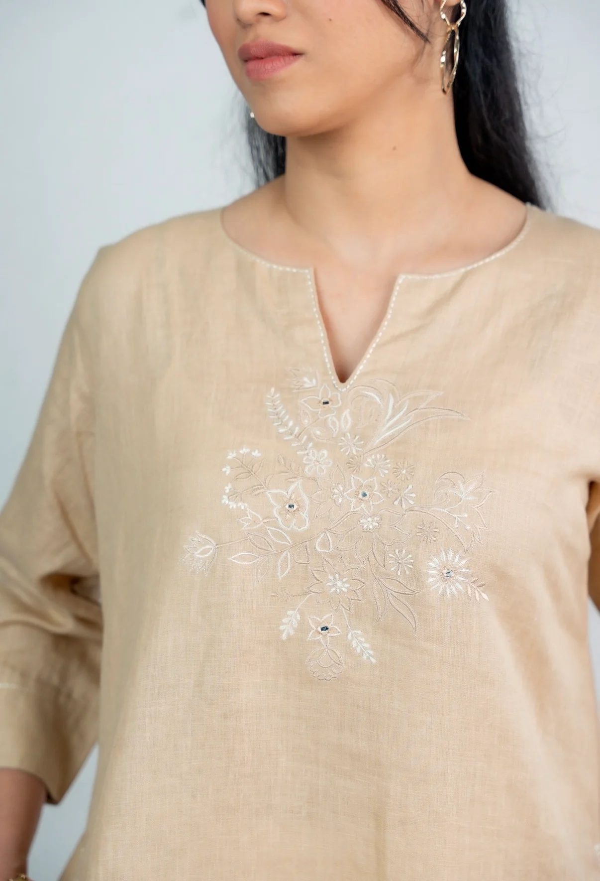 Ivory-Creamy Linen Pair - Image 5