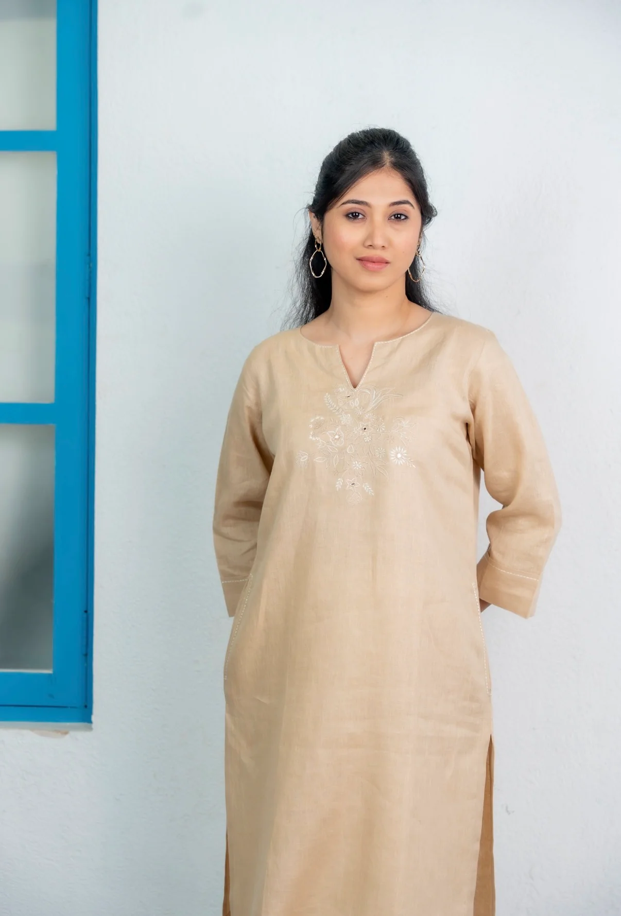 Ivory-Creamy Linen Pair - Image 6