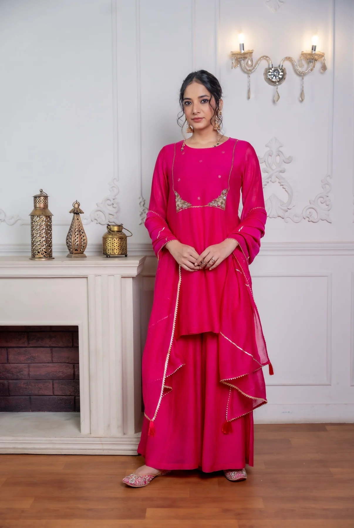 Kamal Chanderi Silk Set - Image 4