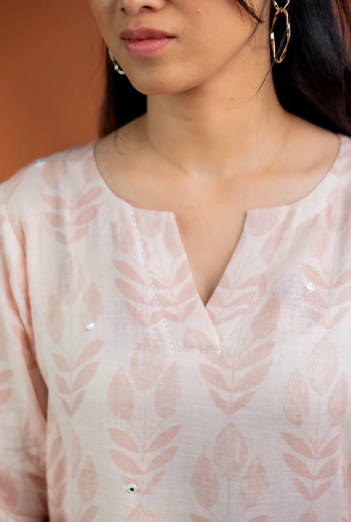 Misty Rose Linen Pair - Image 3