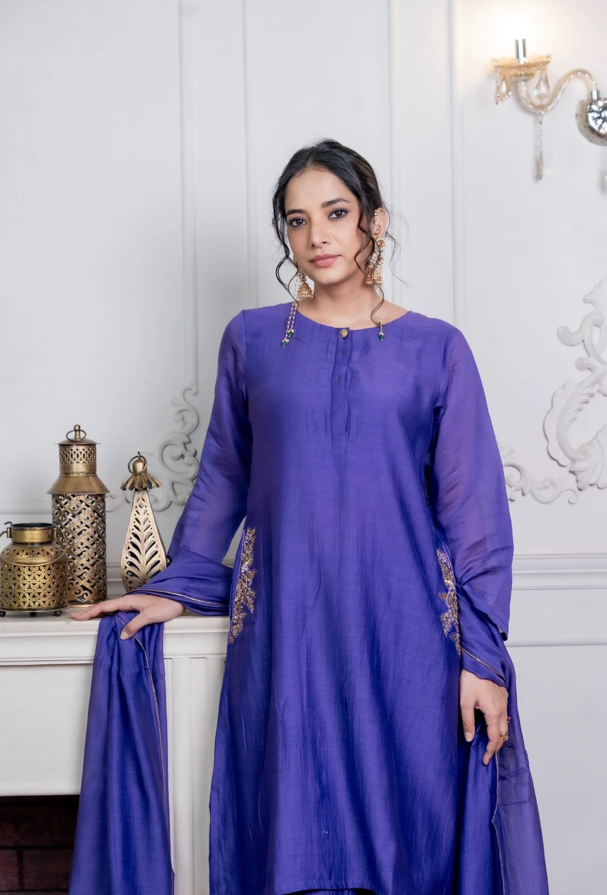 Mulberry Chanderi Silk Set - Image 4