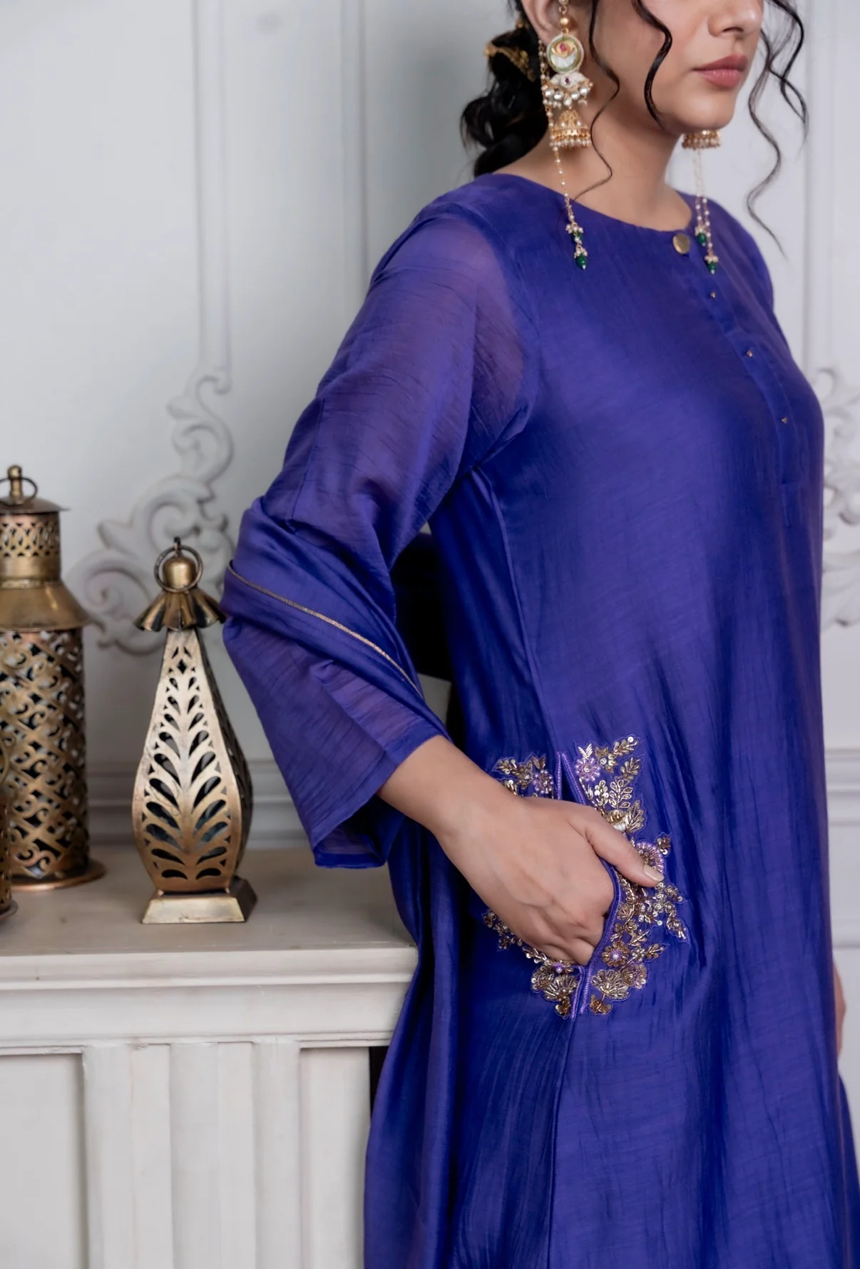 Mulberry Chanderi Silk Set - Image 6