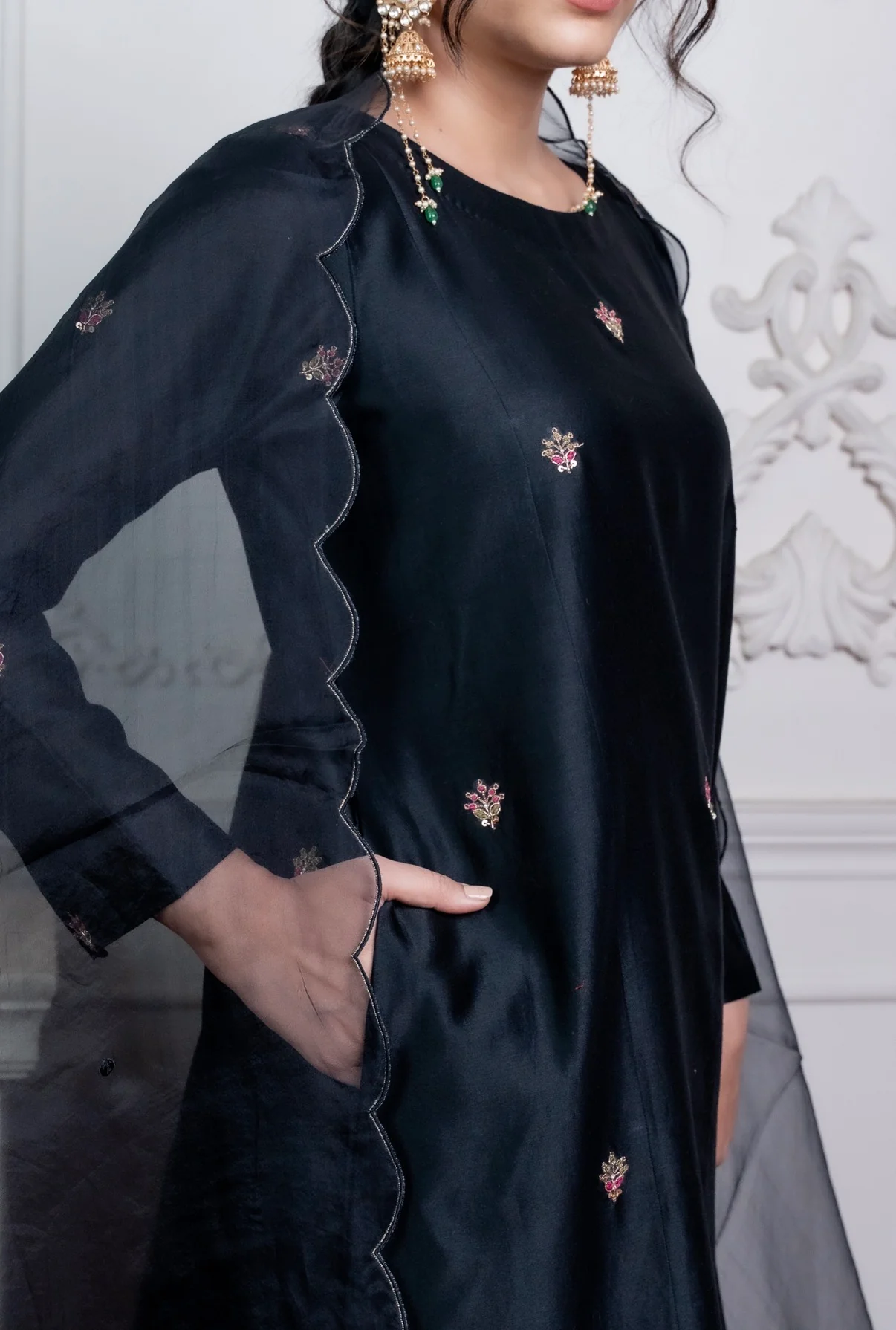 Raina Chanderi Silk Set - Image 3