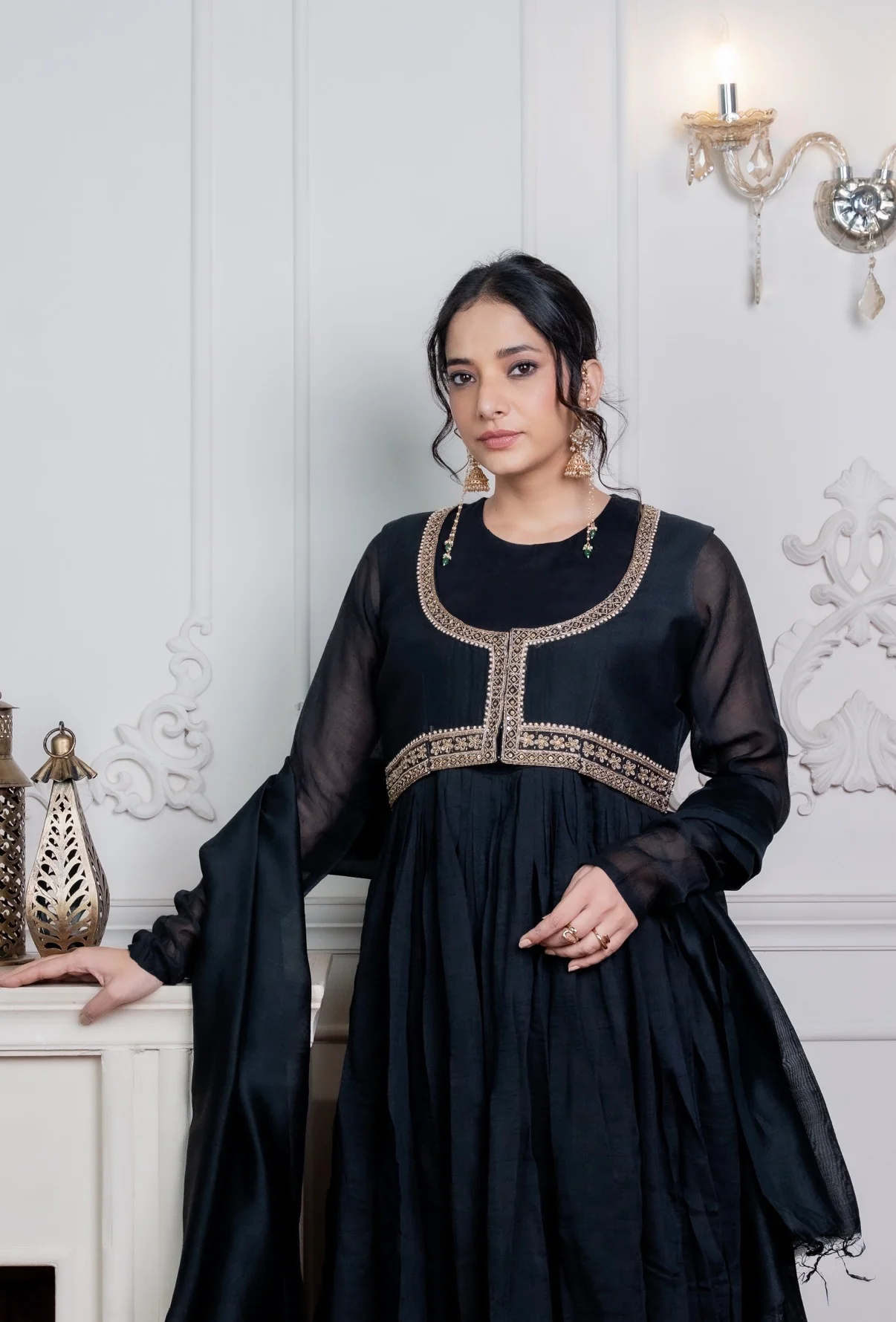 Zari Chanderi Silk Set