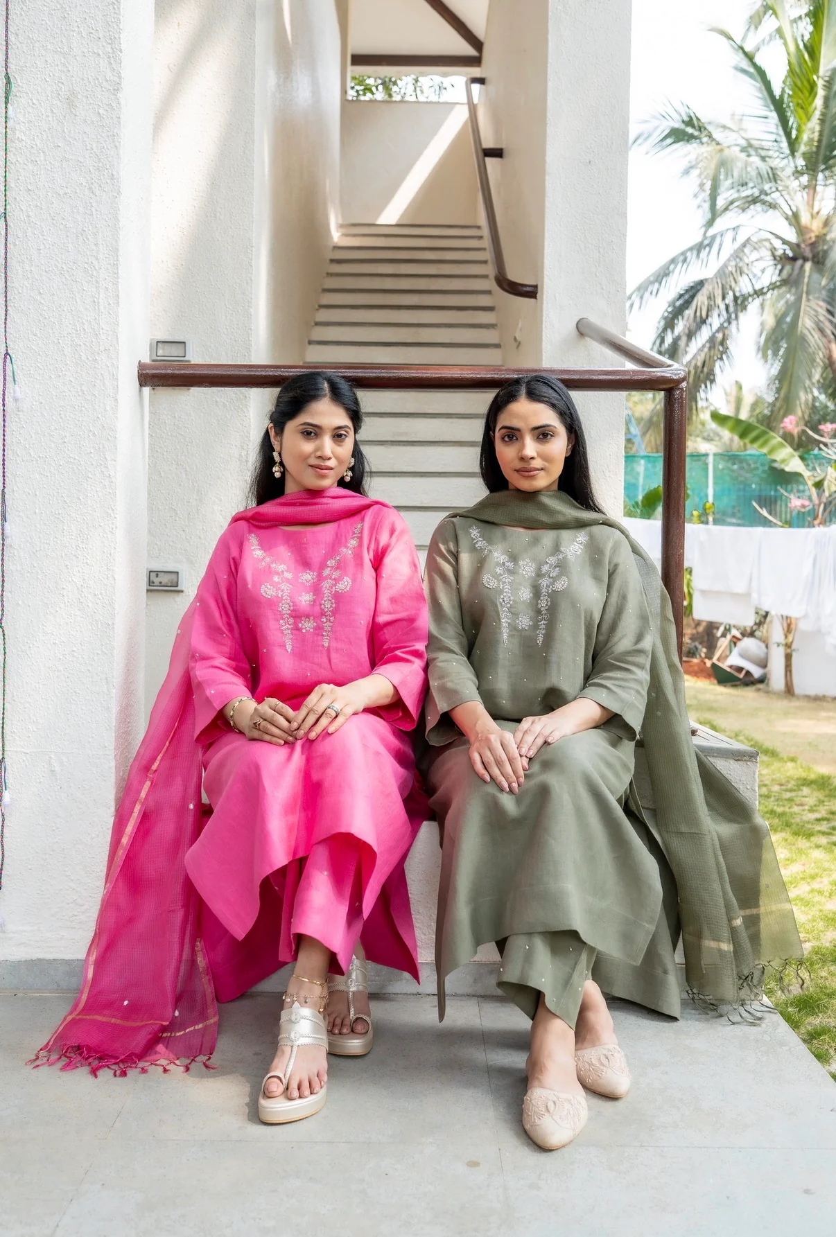 RANI Pink Linen Set - Image 7