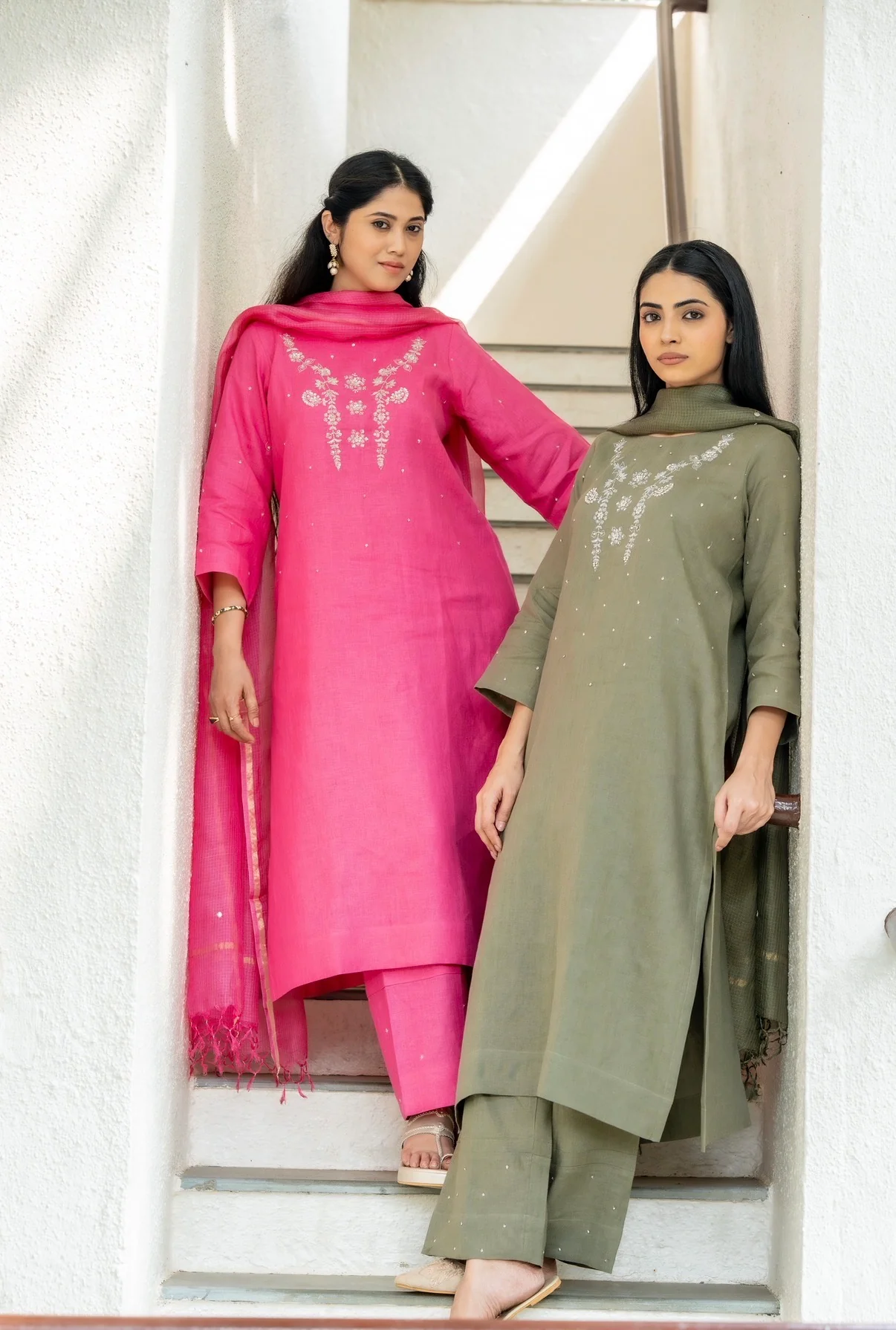 RANI Pink Linen Set - Image 8