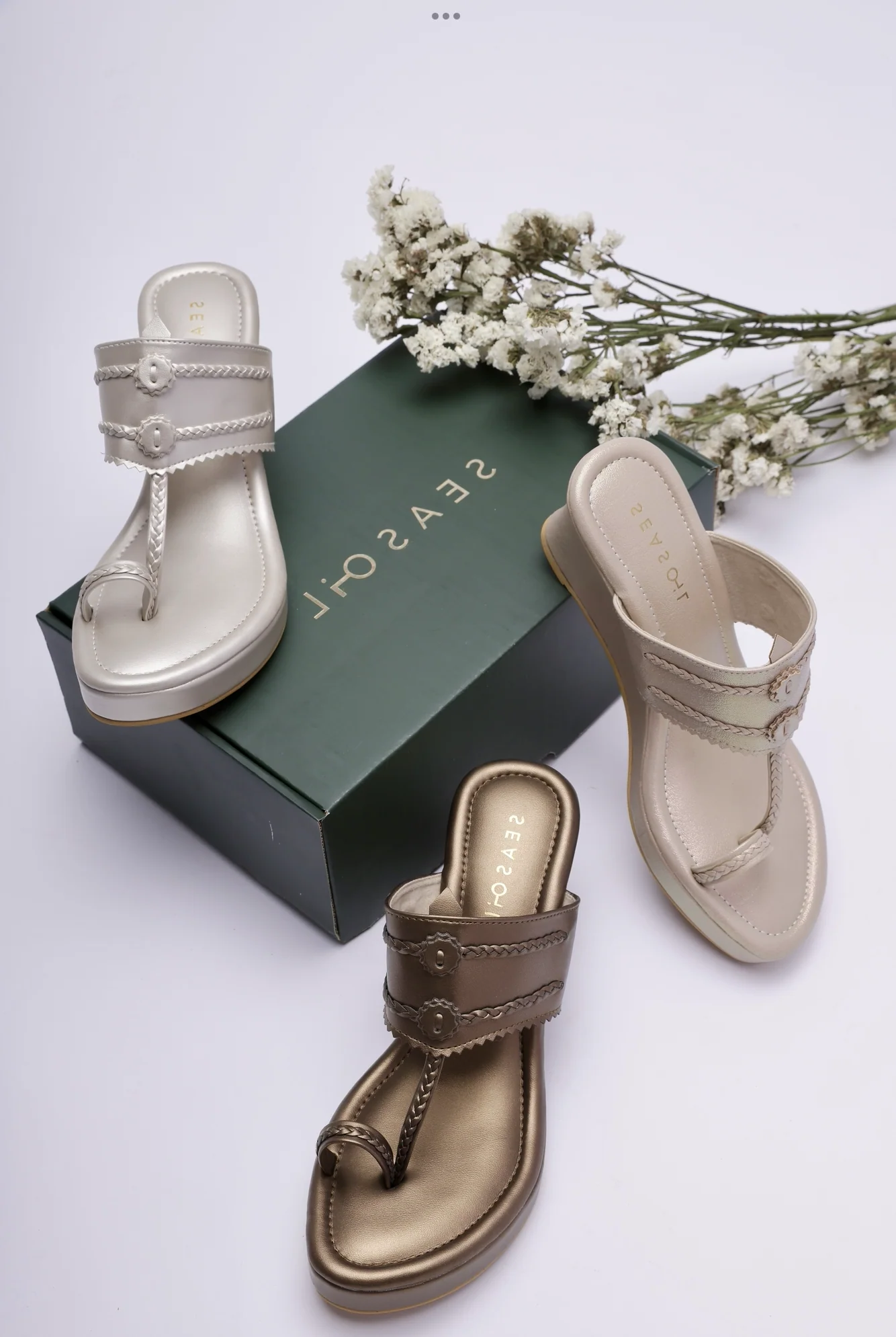 Rose gold kolhapuri - Image 4