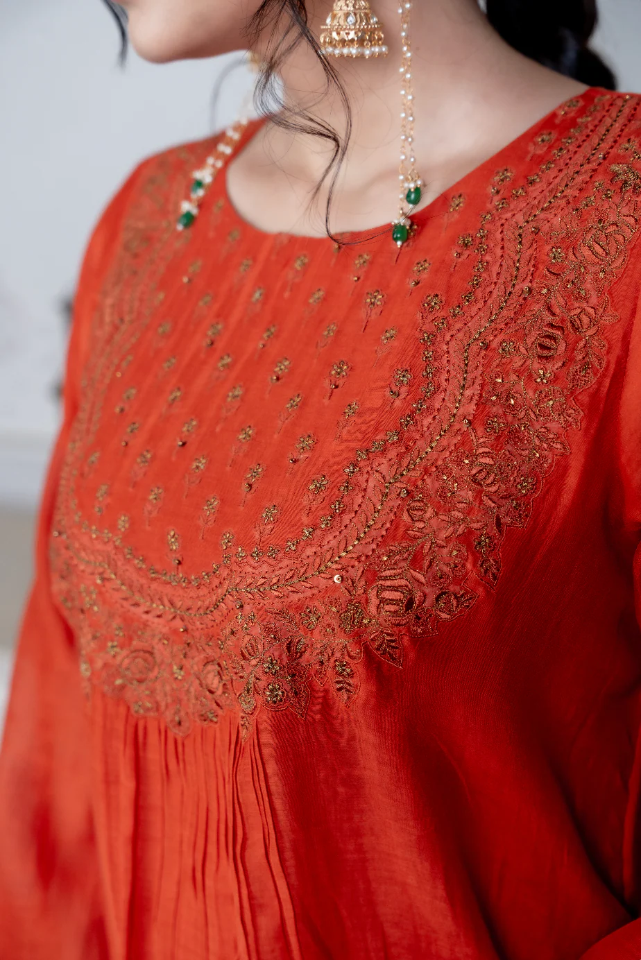 Kesari Mul Chanderi Set - Image 3