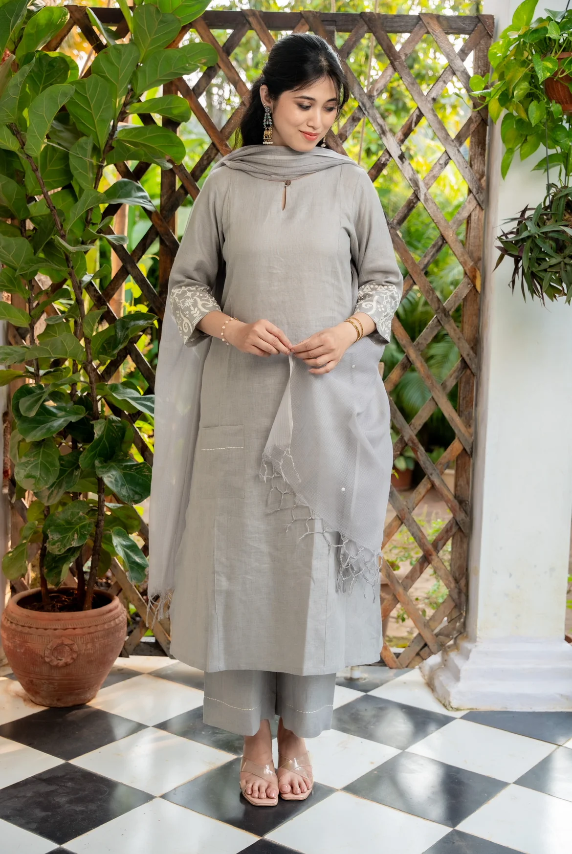 SEAL GREY LINEN SET - Image 3