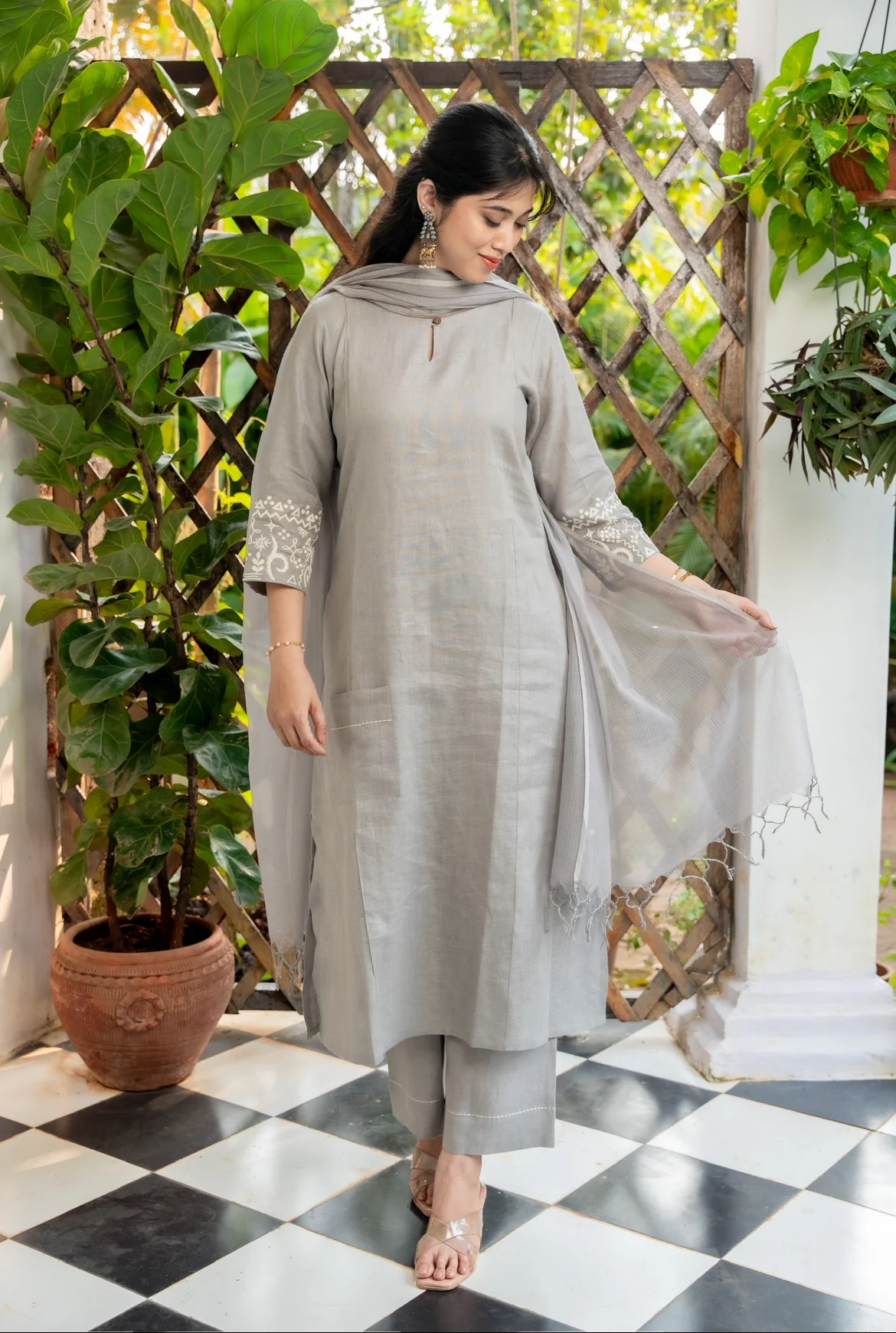 SEAL GREY LINEN SET - Image 5
